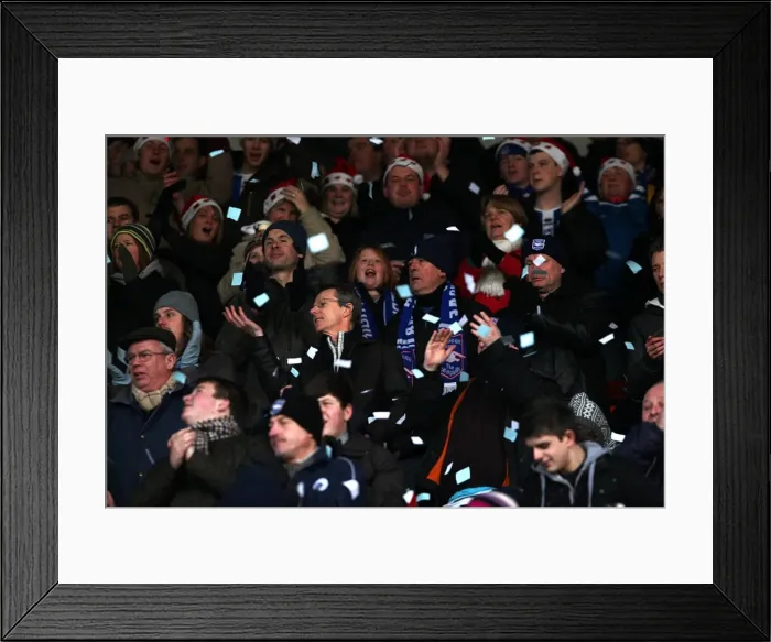 Framed Print : Brighton And Hove Albion Past Seasons: Season 2009-10: Season 2009-10 Away games: Swindon Town