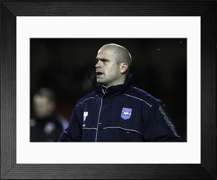 Framed Print : Nostalgic Look Back: Brighton & Hove Albion 2009-10 Away - Swindon Town Game