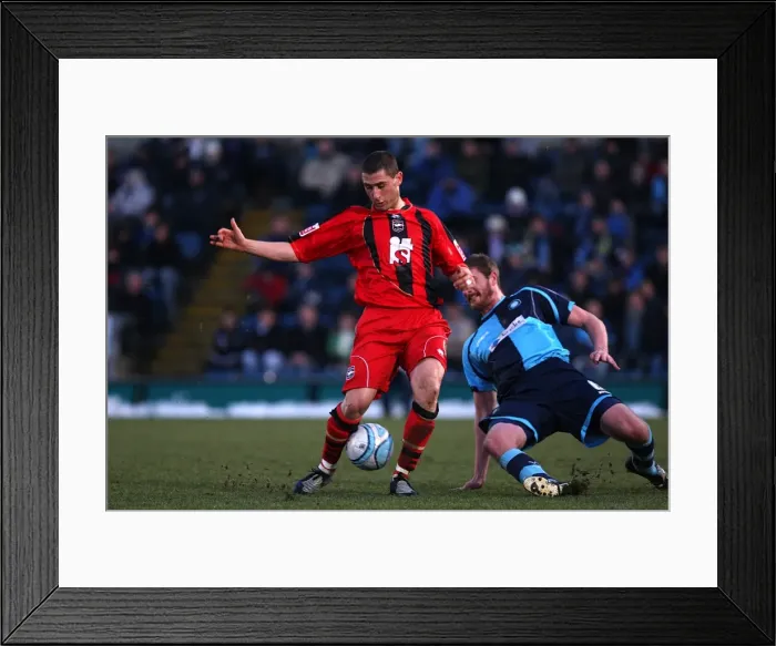 Framed Print : Brighton & Hove Albion Away at Wycombe Wanderers: 2009-10 Season Framed Print : Brighton & Hove Albion Away at Wycombe Wanderers: 2009-10 Season
