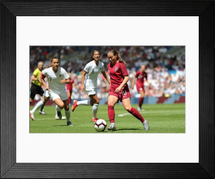 Framed Print : England Women vs New Zealand Women: FIFA World Cup Warm-Up Match at Brighton and Hove Albion's American Express Community Stadium (01.06.2019) Framed Print : England Women vs New Zealand Women: FIFA World Cup Warm-Up Match at Brighton and Hove Albion's American Express Community Stadium (01.06.2019)