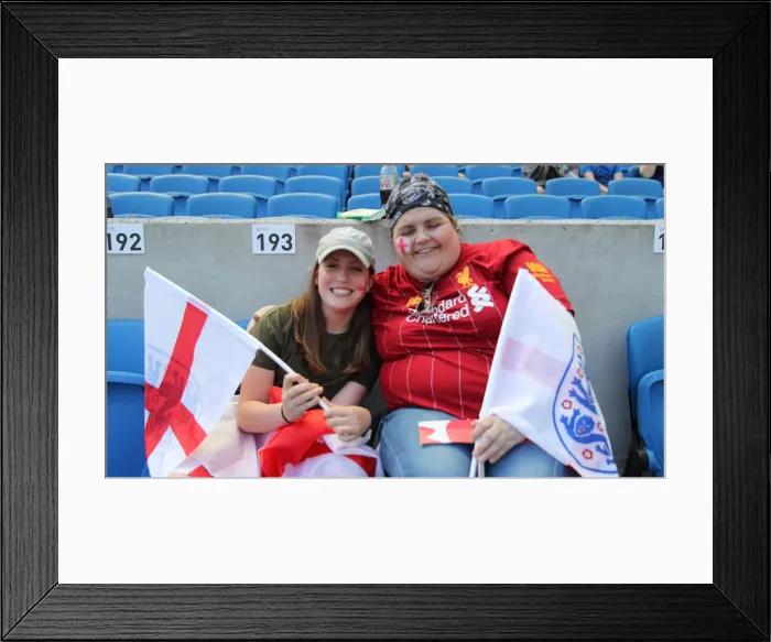 Framed Print : England Women vs New Zealand Women: FIFA World Cup Warm-Up Match at Brighton and Hove Albion's American Express Community Stadium (01.06.19) Framed Print : England Women vs New Zealand Women: FIFA World Cup Warm-Up Match at Brighton and Hove Albion's American Express Community Stadium (01.06.19)