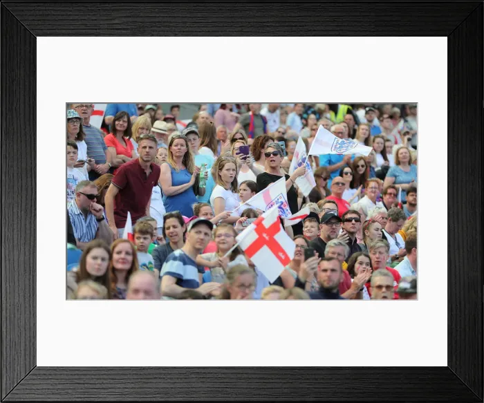 Framed Print : England Women vs New Zealand Women: FIFA World Cup Warm-Up Match at Brighton and Hove Albion's American Express Community Stadium (01.06.19)