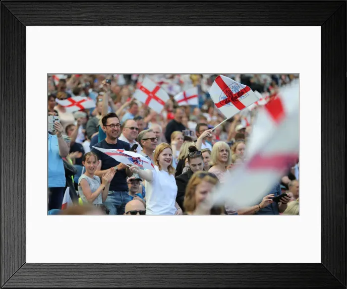 Framed Print : England Women vs New Zealand Women: FIFA World Cup Warm-Up Match at Brighton and Hove Albion's American Express Community Stadium (01.06.19)