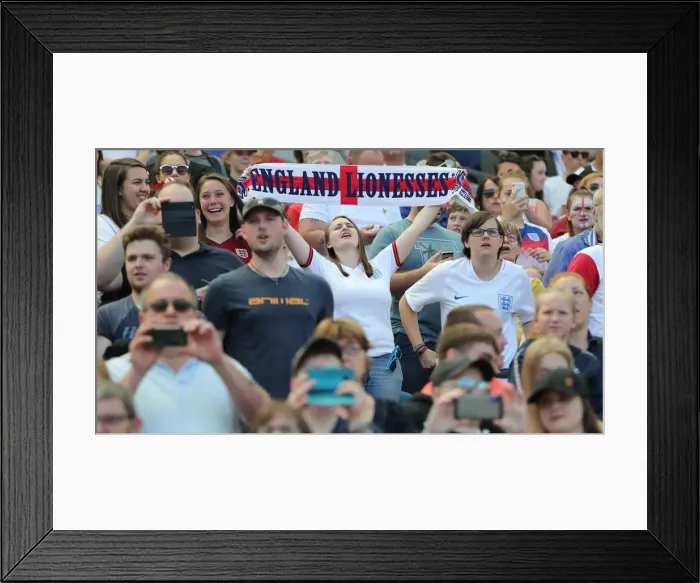 Framed Print : England Women vs New Zealand Women: FIFA World Cup Warm-Up Match at Brighton and Hove Albion's American Express Community Stadium (01.06.19)