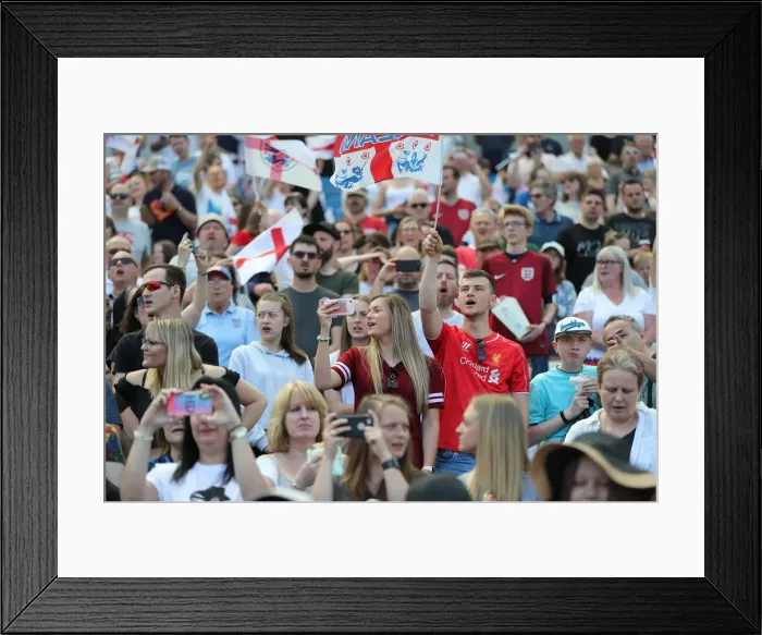 Framed Print : England Women vs New Zealand Women: FIFA World Cup Warm-Up Match at Brighton and Hove Albion's American Express Community Stadium (01.06.19)