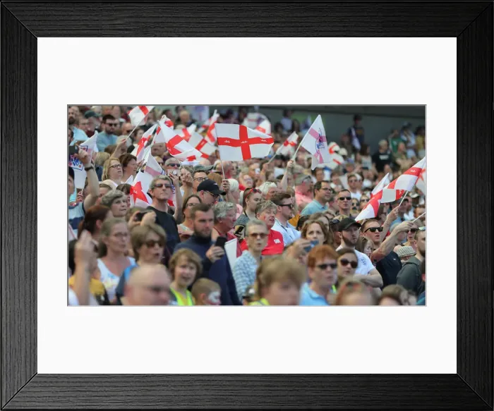Framed Print : England Women vs New Zealand Women: FIFA World Cup Warm-Up Match at Brighton and Hove Albion's American Express Community Stadium (01.06.19)