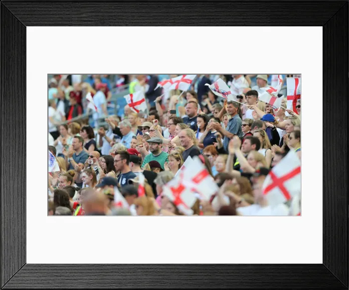 Framed Print : England Women vs New Zealand Women: FIFA World Cup Warm-Up Match at Brighton and Hove Albion's American Express Community Stadium (01.06.19)
