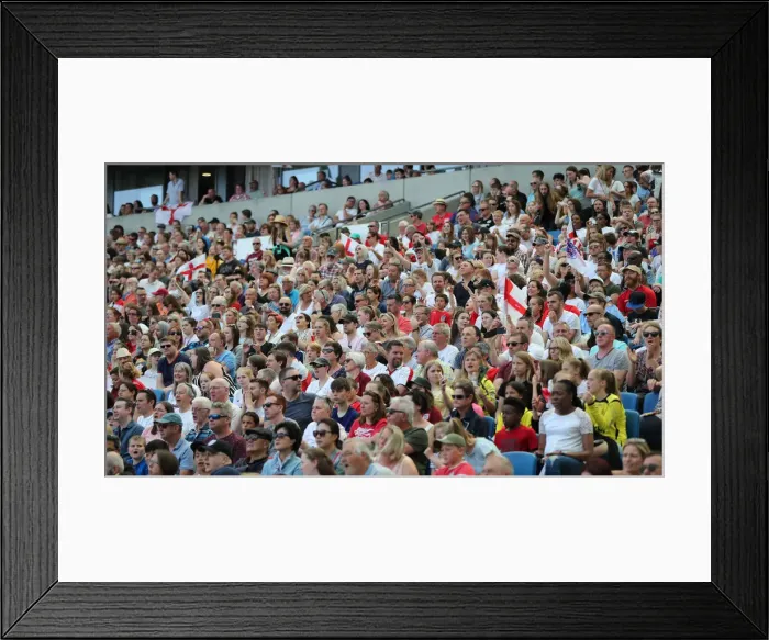 Framed Print : England Women vs New Zealand Women: FIFA World Cup Warm-Up Match at Brighton and Hove Albion's American Express Community Stadium (01.06.19)