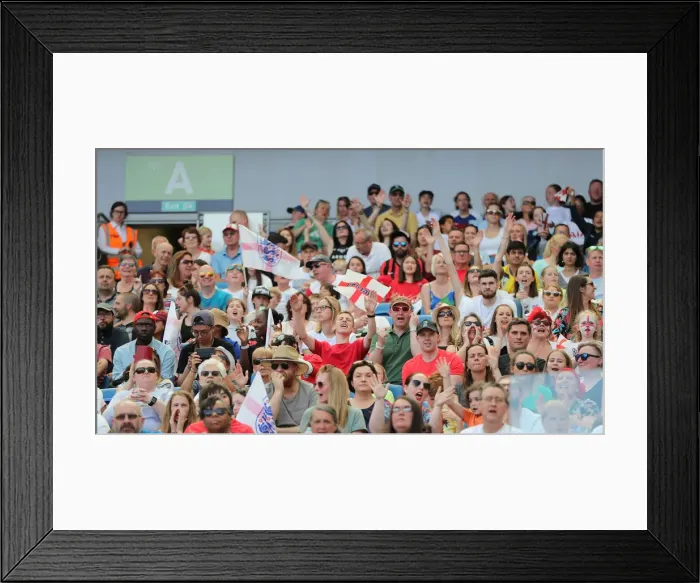 Framed Print : England Women vs New Zealand Women: FIFA World Cup Warm-Up at Brighton and Hove Albion's American Express Community Stadium (01JUN19)