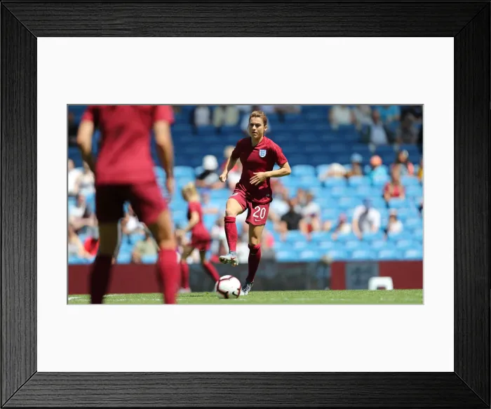 Framed Print : England Women vs New Zealand Women: FIFA World Cup Warm-Up Match at Brighton and Hove Albion's American Express Community Stadium (01.06.19)