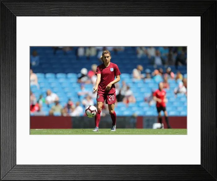 Framed Print : England Women vs New Zealand Women: FIFA World Cup Warm-Up Match at Brighton and Hove Albion's American Express Community Stadium (01.06.19)