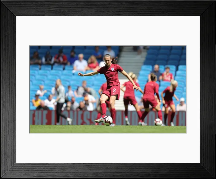 Framed Print : England Women vs New Zealand Women: FIFA World Cup Warm-Up Match at Brighton and Hove Albion's American Express Community Stadium (01.06.19) Framed Print : England Women vs New Zealand Women: FIFA World Cup Warm-Up Match at Brighton and Hove Albion's American Express Community Stadium (01.06.19)