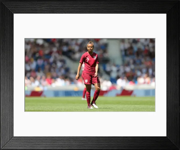 Framed Print : England Women vs New Zealand Women: FIFA World Cup Warm-Up Match at Brighton and Hove Albion's American Express Community Stadium (01.06.19)
