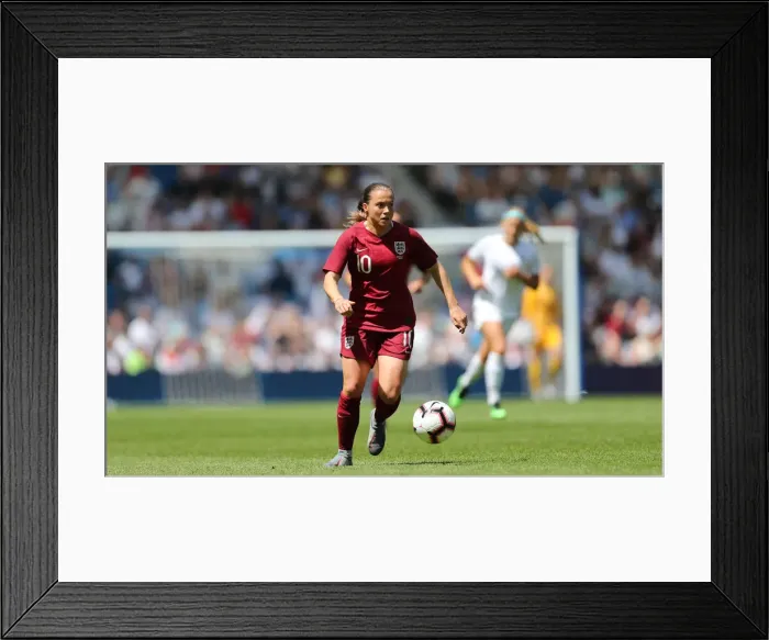 Framed Print : England Women vs New Zealand Women: FIFA World Cup Warm-Up Match at American Express Community Stadium (01.06.19)