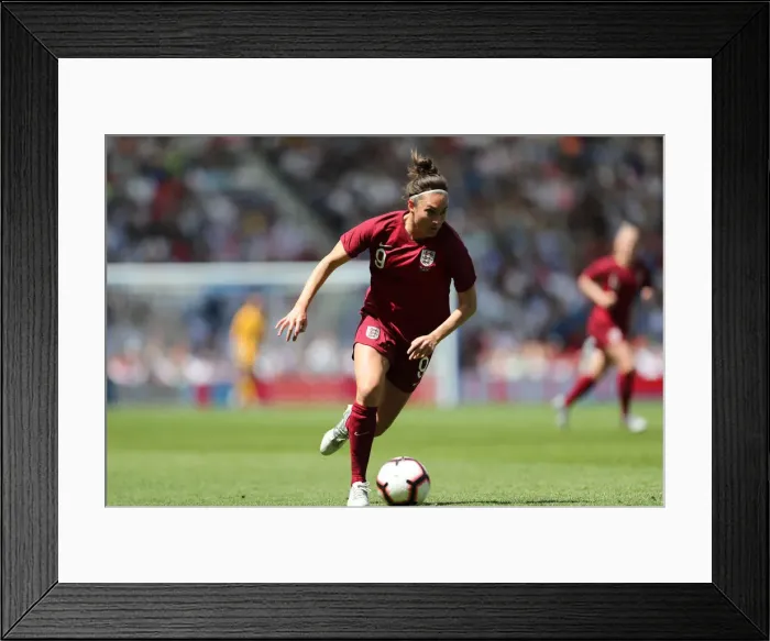 Framed Print : England Women vs New Zealand Women: FIFA World Cup Warm-Up Match at Brighton and Hove Albion's American Express Community Stadium (01.06.19)