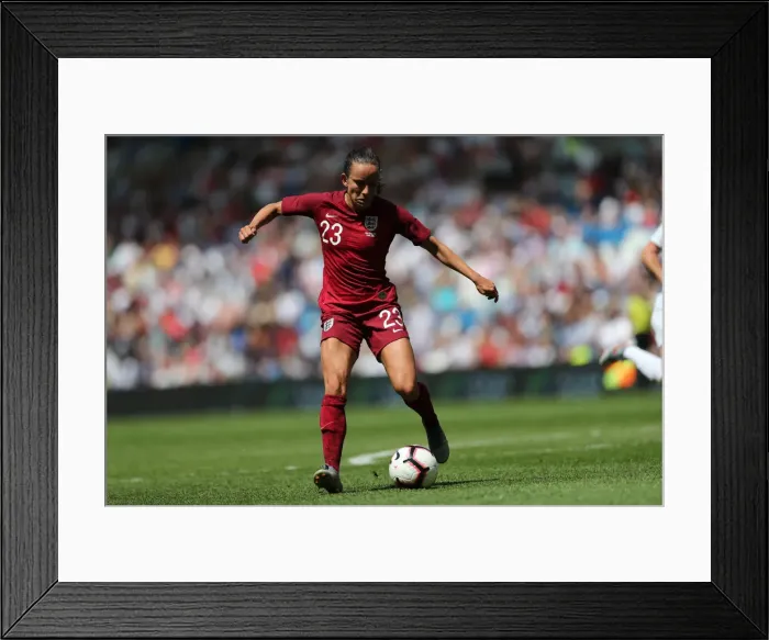 Framed Print : England Women vs New Zealand Women: FIFA World Cup Warm-Up Match at Brighton and Hove Albion's American Express Community Stadium (01.06.19)