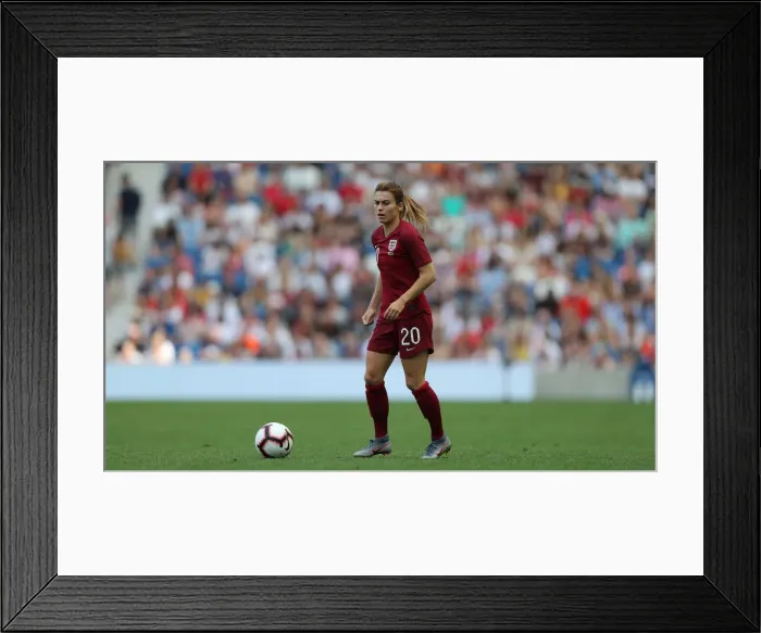 Framed Print : England Women vs New Zealand Women: FIFA World Cup Warm-Up Match at Brighton and Hove Albion's American Express Community Stadium (01.06.19)