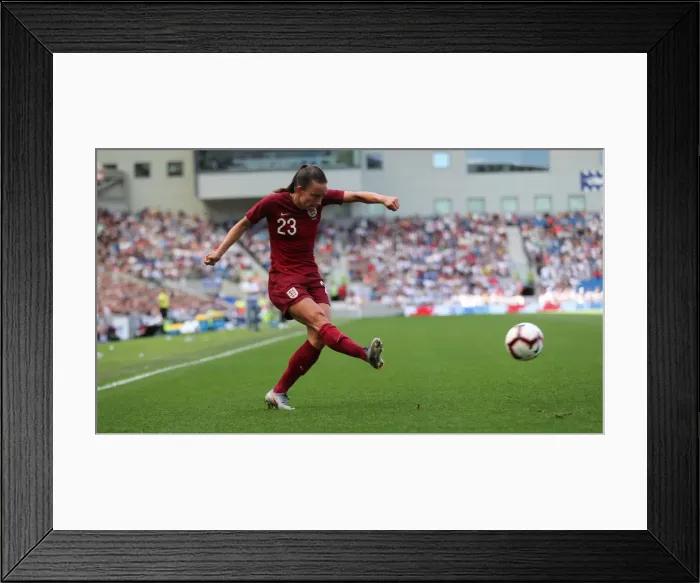 Framed Print : England Women vs New Zealand Women: FIFA World Cup Warm-Up Match at Brighton and Hove Albion's American Express Community Stadium (01.06.19) Framed Print : England Women vs New Zealand Women: FIFA World Cup Warm-Up Match at Brighton and Hove Albion's American Express Community Stadium (01.06.19)
