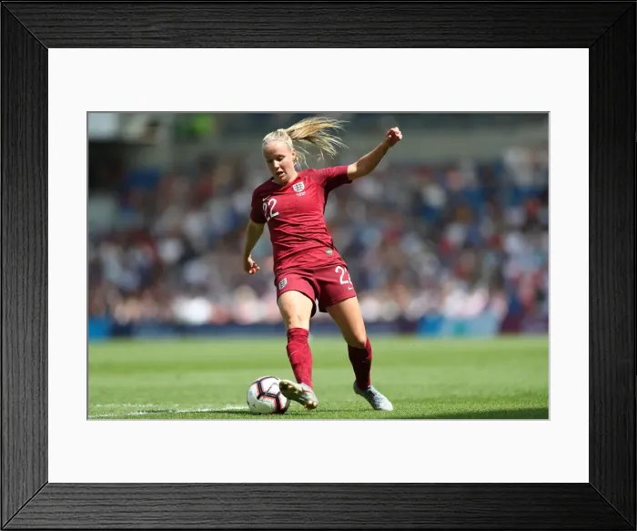 Framed Print : England Women vs New Zealand Women: FIFA World Cup Warm-Up Match at Brighton and Hove Albion's American Express Community Stadium (01.06.19) Framed Print : England Women vs New Zealand Women: FIFA World Cup Warm-Up Match at Brighton and Hove Albion's American Express Community Stadium (01.06.19)