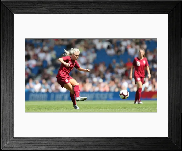 Framed Print : England Women vs New Zealand Women: FIFA World Cup Warm-Up Match at Brighton and Hove Albion's American Express Community Stadium (01.06.19) Framed Print : England Women vs New Zealand Women: FIFA World Cup Warm-Up Match at Brighton and Hove Albion's American Express Community Stadium (01.06.19)