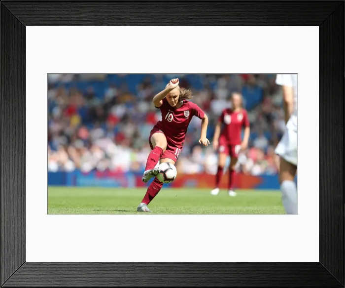 Framed Print : England Women vs New Zealand Women: FIFA World Cup Warm-Up Match at Brighton and Hove Albion's American Express Community Stadium (01.06.19) Framed Print : England Women vs New Zealand Women: FIFA World Cup Warm-Up Match at Brighton and Hove Albion's American Express Community Stadium (01.06.19)
