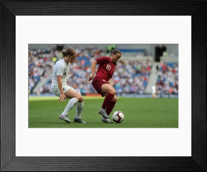 Framed Print : England Women vs New Zealand Women: FIFA World Cup Warm-Up Match at Brighton and Hove Albion's American Express Community Stadium (01.06.19) Framed Print : England Women vs New Zealand Women: FIFA World Cup Warm-Up Match at Brighton and Hove Albion's American Express Community Stadium (01.06.19)