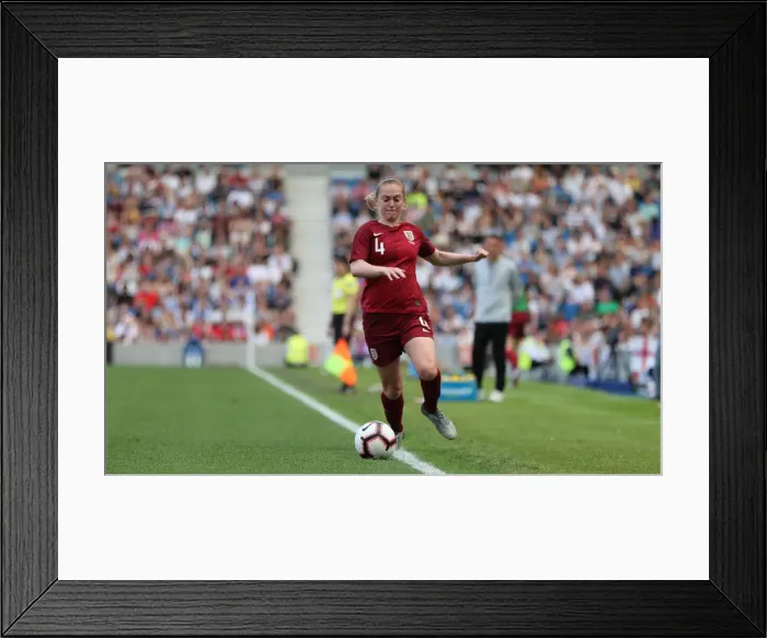 Framed Print : England Women vs New Zealand Women: FIFA World Cup Warm-Up Match at Brighton and Hove Albion's American Express Community Stadium (01.06.19) Framed Print : England Women vs New Zealand Women: FIFA World Cup Warm-Up Match at Brighton and Hove Albion's American Express Community Stadium (01.06.19)