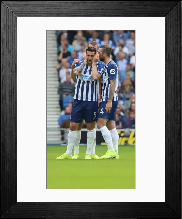 Framed Print : Brighton & Hove Albion vs. West Ham United: Premier League Showdown at American Express Community Stadium (August 17, 2019) Framed Print : Brighton & Hove Albion vs. West Ham United: Premier League Showdown at American Express Community Stadium (August 17, 2019)