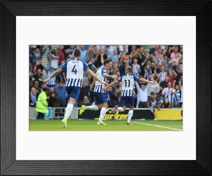 Framed Print : Brighton and Hove Albion vs. West Ham United: Premier League Battle at American Express Community Stadium (17th August 2019) Framed Print : Brighton and Hove Albion vs. West Ham United: Premier League Battle at American Express Community Stadium (17th August 2019)