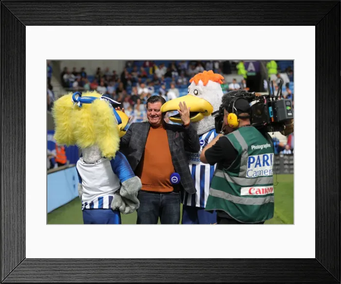 Framed Print : Brighton and Hove Albion vs. West Ham United: Premier League Showdown at American Express Community Stadium (17.08.19)
