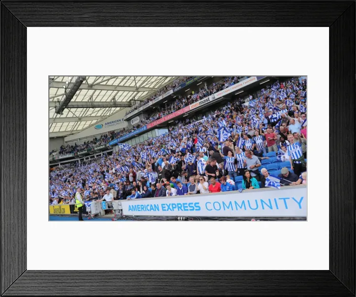 Framed Print : Brighton and Hove Albion vs. West Ham United: Premier League Battle at American Express Community Stadium (17th August 2019)