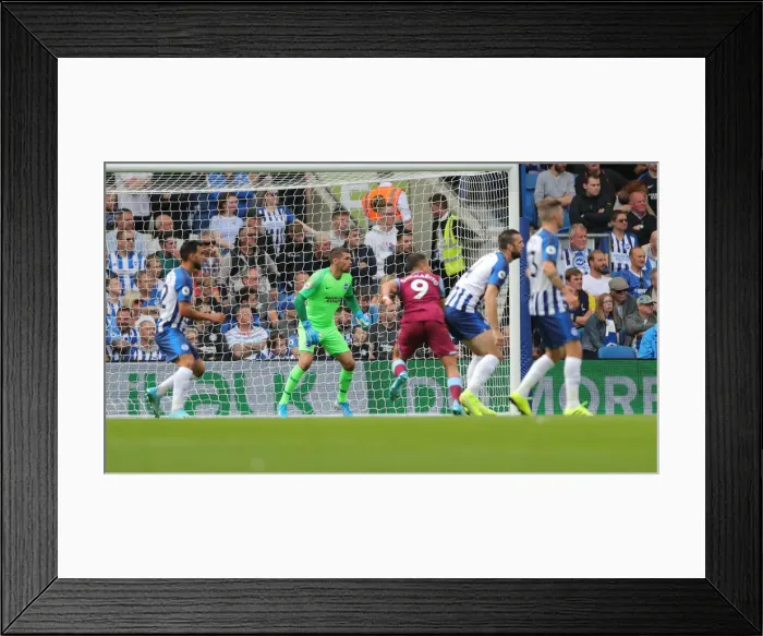 Framed Print : Brighton and Hove Albion vs. West Ham United: Premier League Showdown at American Express Community Stadium (August 17, 2019) Framed Print : Brighton and Hove Albion vs. West Ham United: Premier League Showdown at American Express Community Stadium (August 17, 2019)