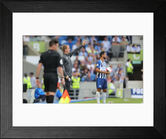 Framed Print : Brighton and Hove Albion vs. West Ham United: Premier League Battle at American Express Community Stadium (17Aug19) Framed Print : Brighton and Hove Albion vs. West Ham United: Premier League Battle at American Express Community Stadium (17Aug19)