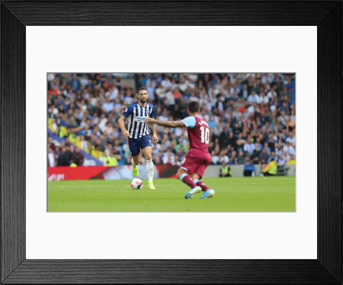 Framed Print : Brighton & Hove Albion vs. West Ham United: Premier League Battle at American Express Community Stadium (17.08.19) Framed Print : Brighton & Hove Albion vs. West Ham United: Premier League Battle at American Express Community Stadium (17.08.19)