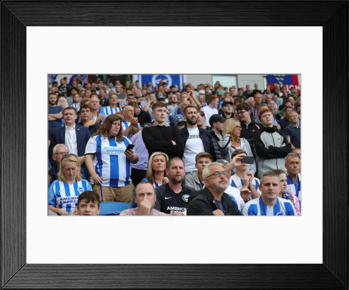 Framed Print : Brighton and Hove Albion vs. West Ham United: Premier League Showdown at American Express Community Stadium (17th August 2019)