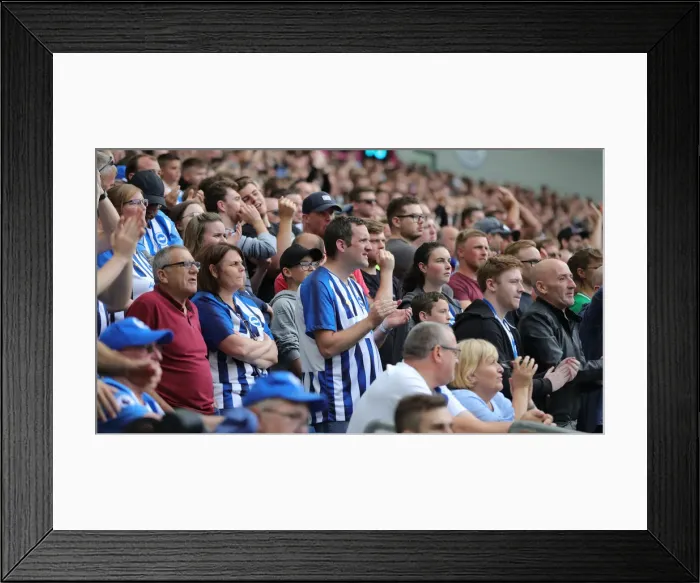 Framed Print : Brighton and Hove Albion vs. West Ham United: Premier League Showdown at American Express Community Stadium (August 17, 2019)