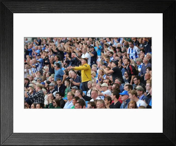 Framed Print : Brighton and Hove Albion vs. West Ham United: Premier League Battle at American Express Community Stadium (17th August 2019)