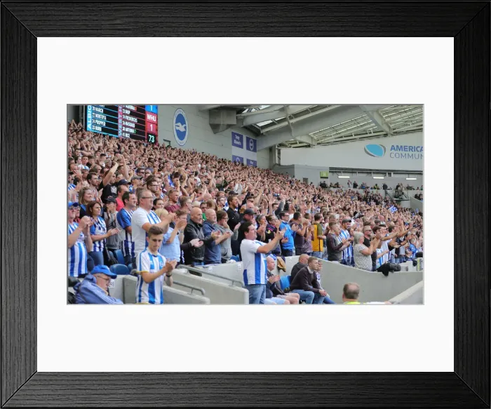 Framed Print : Brighton and Hove Albion vs. West Ham United: Premier League Showdown at American Express Community Stadium (August 17, 2019) Framed Print : Brighton and Hove Albion vs. West Ham United: Premier League Showdown at American Express Community Stadium (August 17, 2019)