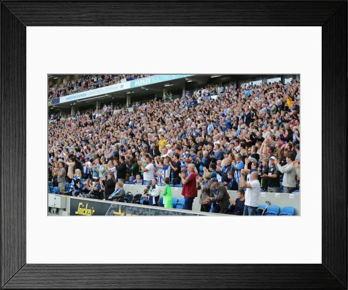 Framed Print : Brighton and Hove Albion vs. West Ham United: Premier League Showdown at American Express Community Stadium (17th August 2019)