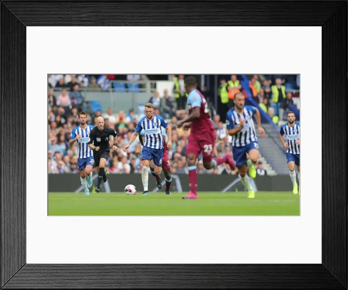 Framed Print : Brighton and Hove Albion vs. West Ham United: Premier League Battle at American Express Community Stadium (17.08.19) Framed Print : Brighton and Hove Albion vs. West Ham United: Premier League Battle at American Express Community Stadium (17.08.19)