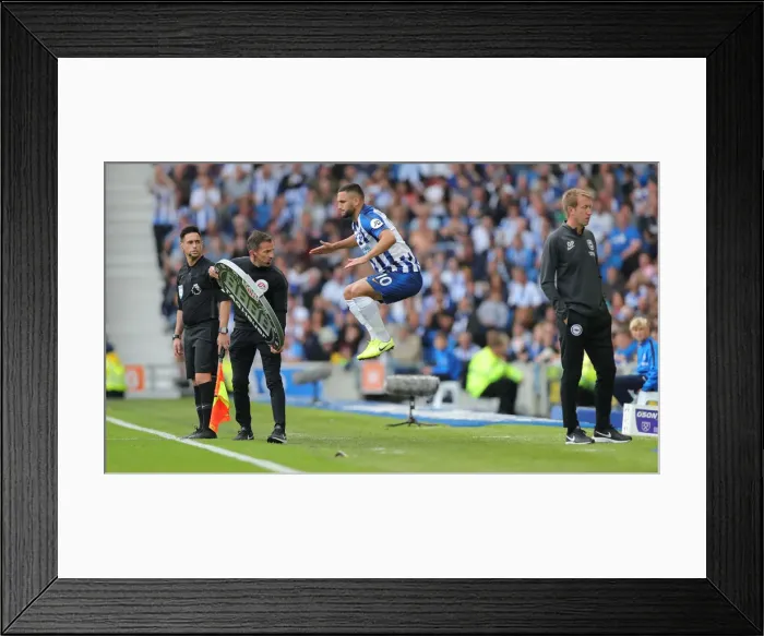Framed Print : Brighton and Hove Albion vs. West Ham United: Premier League Showdown at American Express Community Stadium (17th August 2019) Framed Print : Brighton and Hove Albion vs. West Ham United: Premier League Showdown at American Express Community Stadium (17th August 2019)