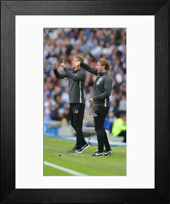 Framed Print : Brighton and Hove Albion vs. West Ham United: Premier League Showdown at American Express Community Stadium (17th August 2019)