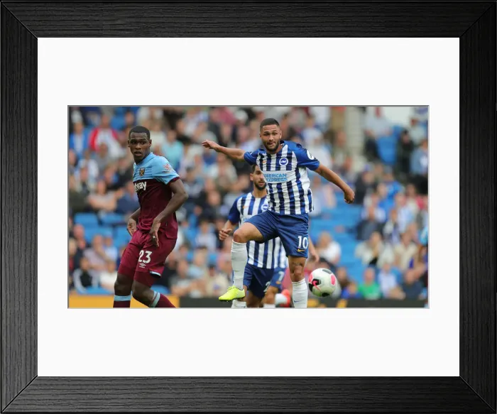 Framed Print : Premier League Showdown: Brighton & Hove Albion vs. West Ham United (17AUG19)