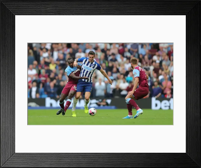 Framed Print : Brighton and Hove Albion vs. West Ham United: Premier League Battle at American Express Community Stadium (17th August 2019) Framed Print : Brighton and Hove Albion vs. West Ham United: Premier League Battle at American Express Community Stadium (17th August 2019)
