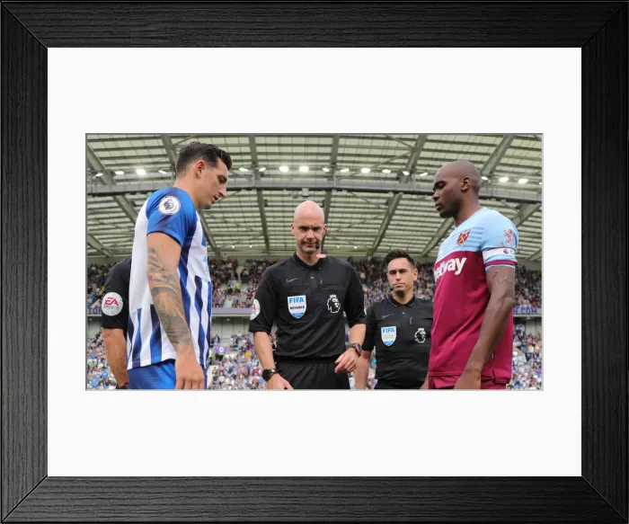 Framed Print : Brighton and Hove Albion vs. West Ham United: Premier League Showdown at American Express Community Stadium (August 17, 2019) Framed Print : Brighton and Hove Albion vs. West Ham United: Premier League Showdown at American Express Community Stadium (August 17, 2019)
