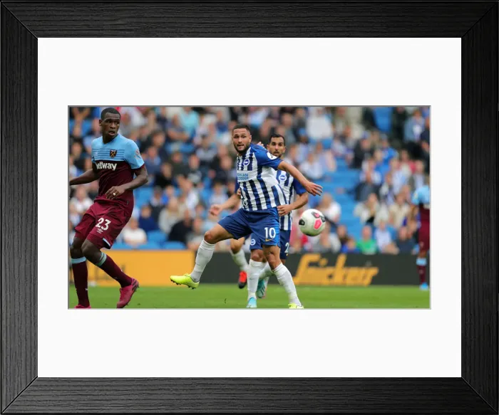 Framed Print : Brighton and Hove Albion vs. West Ham United: Premier League Showdown at American Express Community Stadium (August 17, 2019) Framed Print : Brighton and Hove Albion vs. West Ham United: Premier League Showdown at American Express Community Stadium (August 17, 2019)