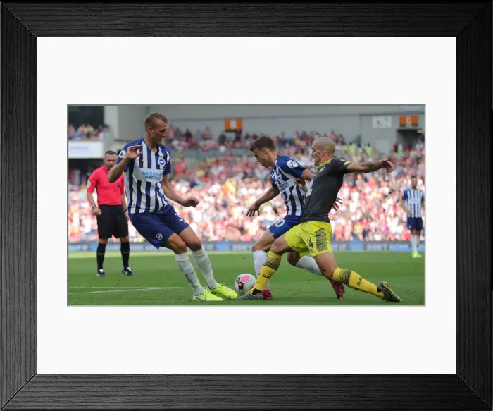 Framed Print : Brighton and Hove Albion vs. Southampton: Premier League Showdown at American Express Community Stadium (24AUG19) Framed Print : Brighton and Hove Albion vs. Southampton: Premier League Showdown at American Express Community Stadium (24AUG19)