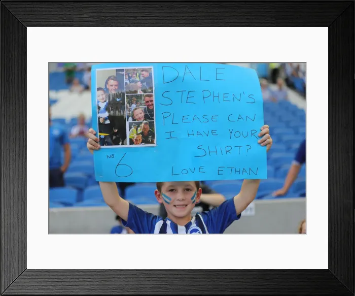 Framed Print : Brighton and Hove Albion vs. Southampton: Premier League Showdown at American Express Community Stadium (24Aug19)