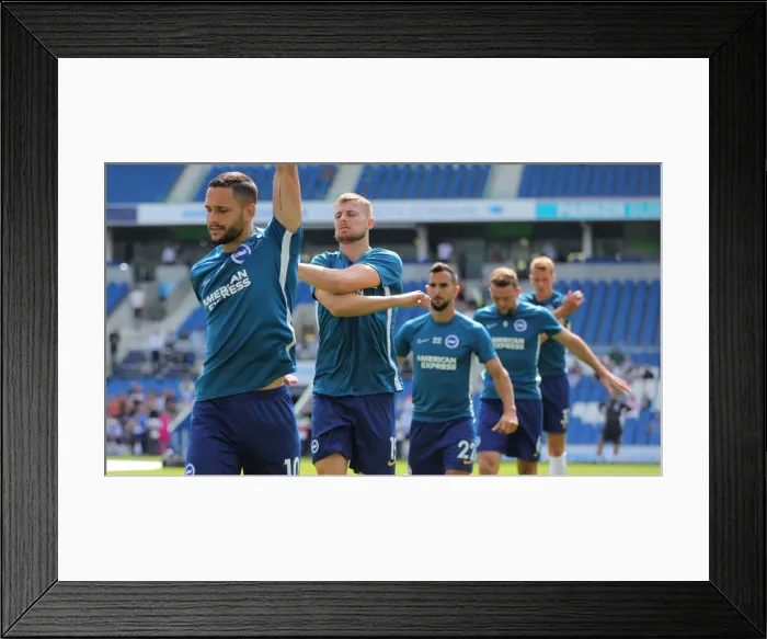 Framed Print : Premier League Showdown: Brighton & Hove Albion vs. Southampton (24AUG19) Framed Print : Premier League Showdown: Brighton & Hove Albion vs. Southampton (24AUG19)