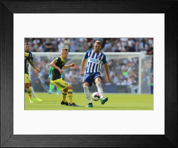 Framed Print : Brighton and Hove Albion vs. Southampton: Premier League Showdown at American Express Community Stadium (August 24, 2019)